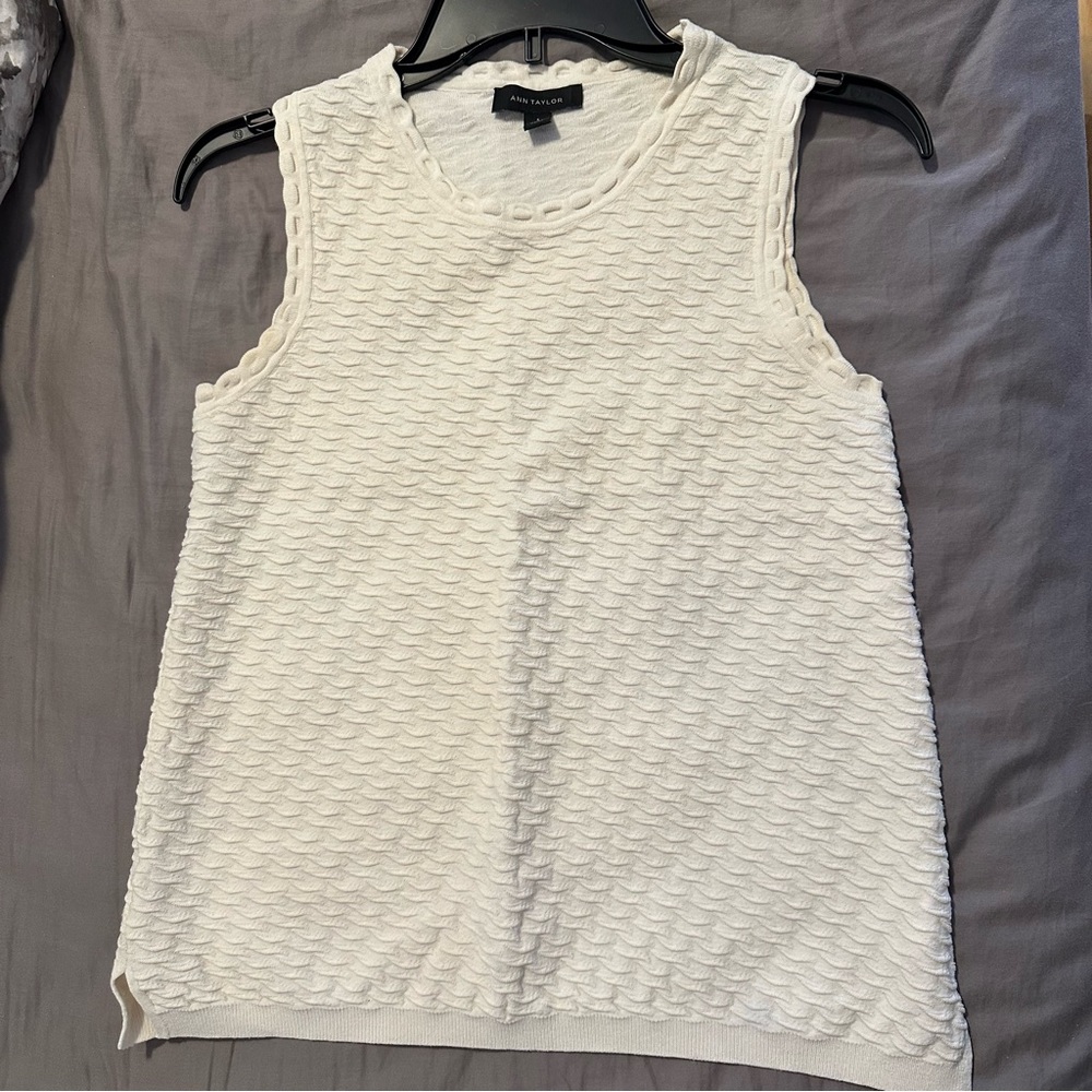 Off white Ann Taylor top